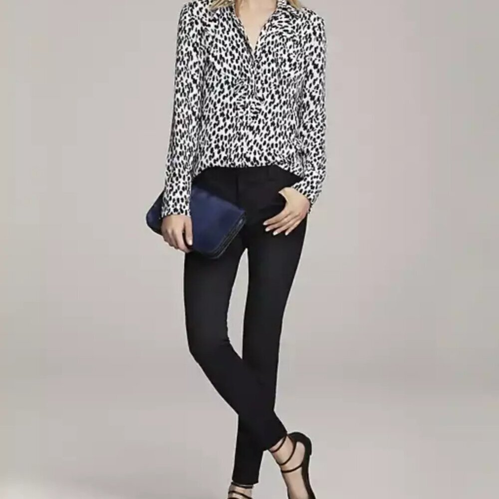 Banana Republic Sloan Black Skinny fit pant Size 2